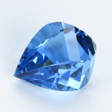5.94Cts Glorious Natural London Blue Topaz Briolite Cut Collection Gem VDO