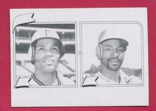 MINT BLACKLESS INK ERROR WILLIE WILSON MORENO 1980 TOPPS #204 BLANK BACK *TPHLC