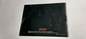 Notice du Jeu Nintendo NES Mach Rider ITA