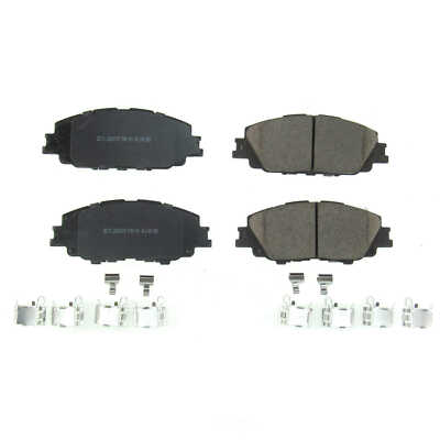 Z17 Evolution Clean Ride Ceramic Brake Pads with Hardware fits 2019 Toyota Corol