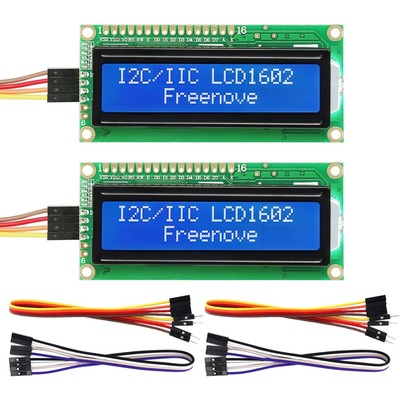 2er Pack I2C/IIC LCD 1602 Module   Erweitern Sie Ihre Projekte mit Leichtigkeit