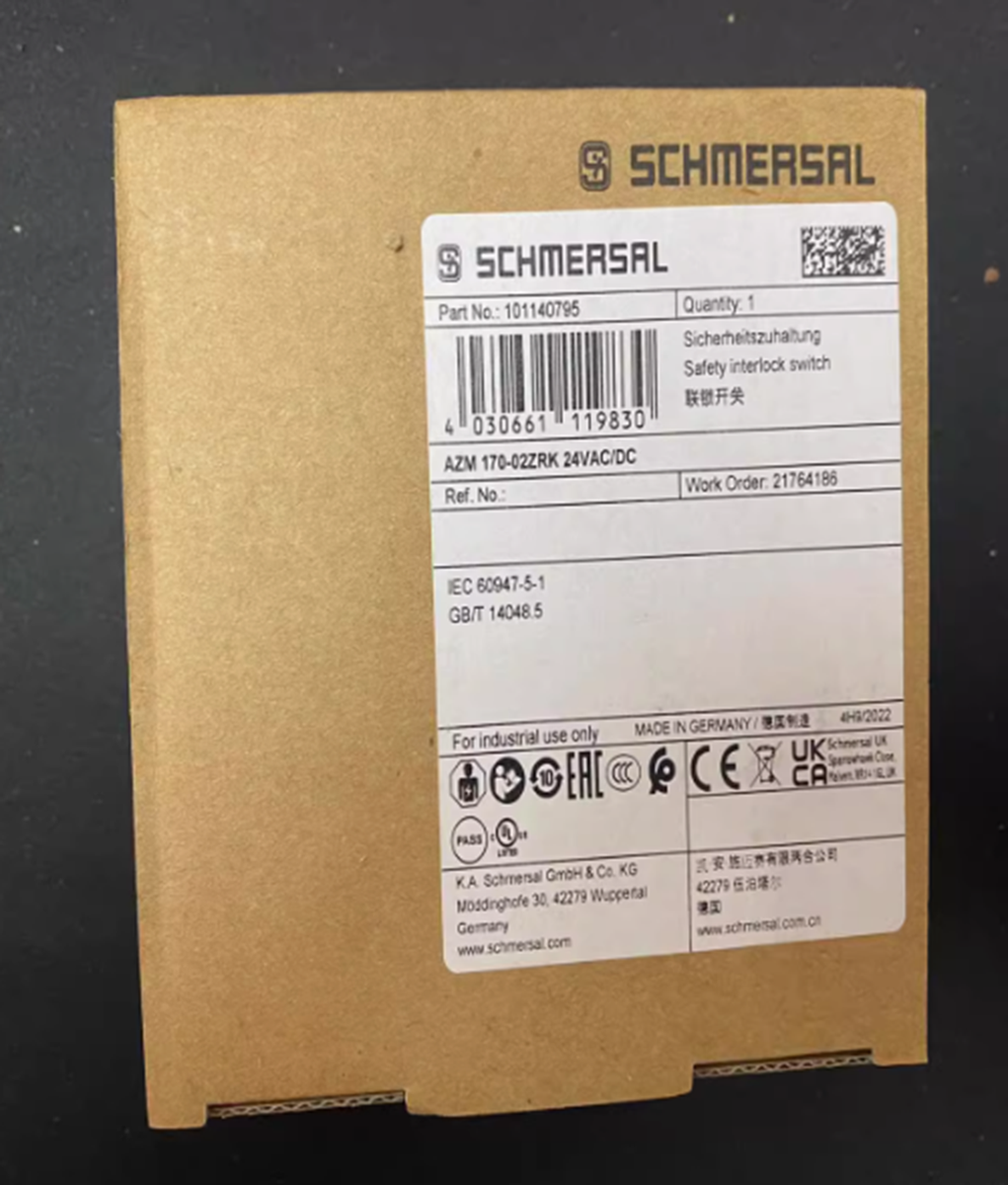 NEW SCHMERSAL AZM 170-02ZRK Interlock Safety Switch 24V | eBay