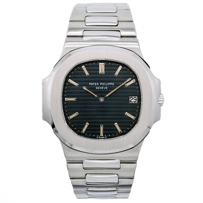 Patek Philippe Nautilus 3700/001 Blue Dial Steel Automatic Men's Watch 1980 