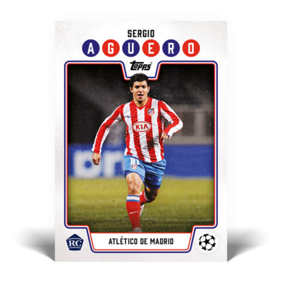 Topps The Lost Rookie Cards 2023 - Card 005 - Sergio Agüero - Atlético Madrid