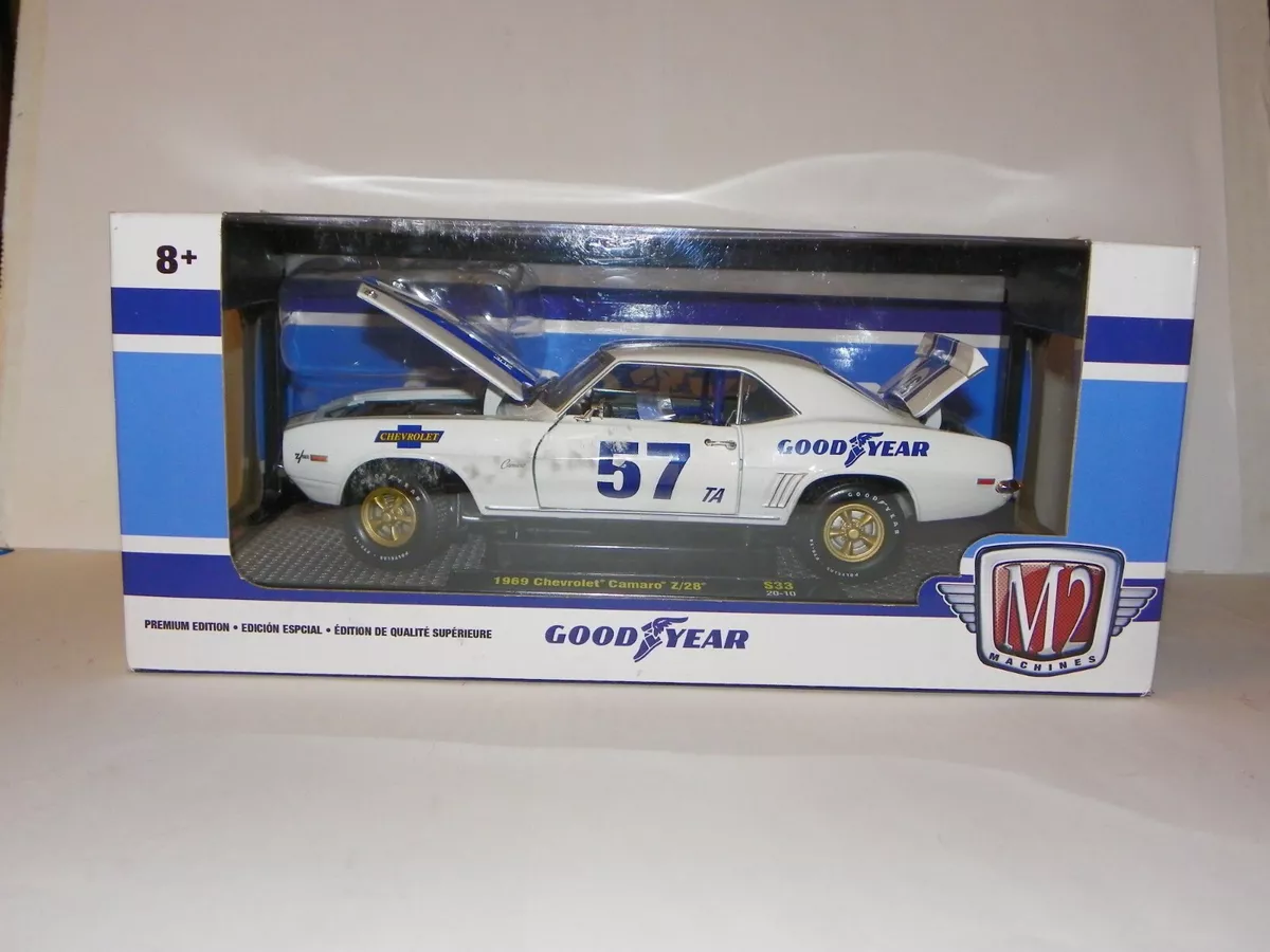 M2 Machines 1 24 Scale 69 Camaro Z 28 Goodyear white S33 20 10 eBay
