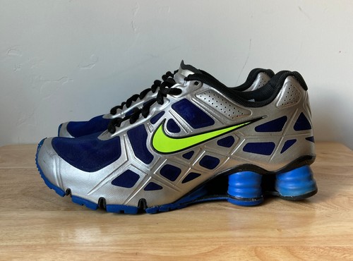 Women\u0026#039;s 5 5Y Nike Shox Turbo GS - 454468-400 Treasure Blue / Volt EUC  | eBay