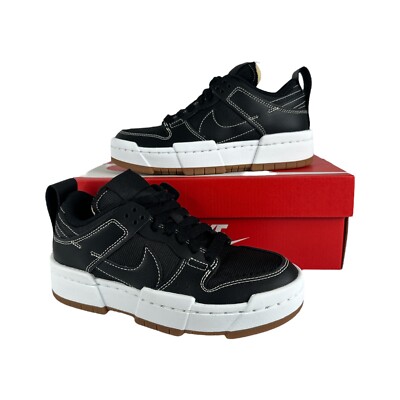 Nike Dunk Low Disrupt Black Gum New Shoes CK6654-002 Women s Size 5 NEW