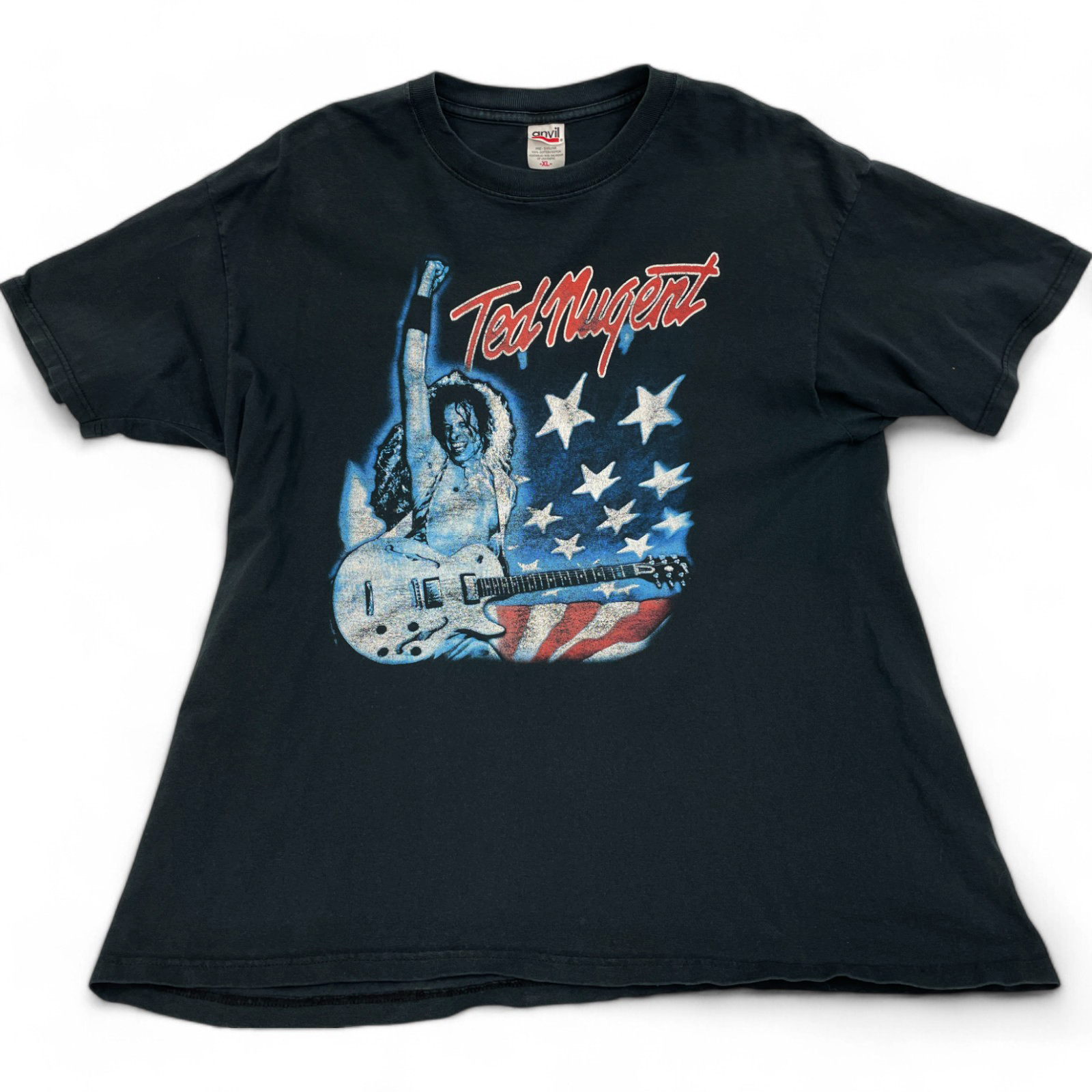 2005 Ted Nugent Band Tour Concert Anvil T-Shirt Size XL