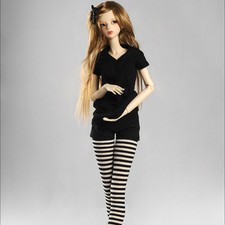 Dollmore 26" BJD girl clothes Model F - jiana T Black 