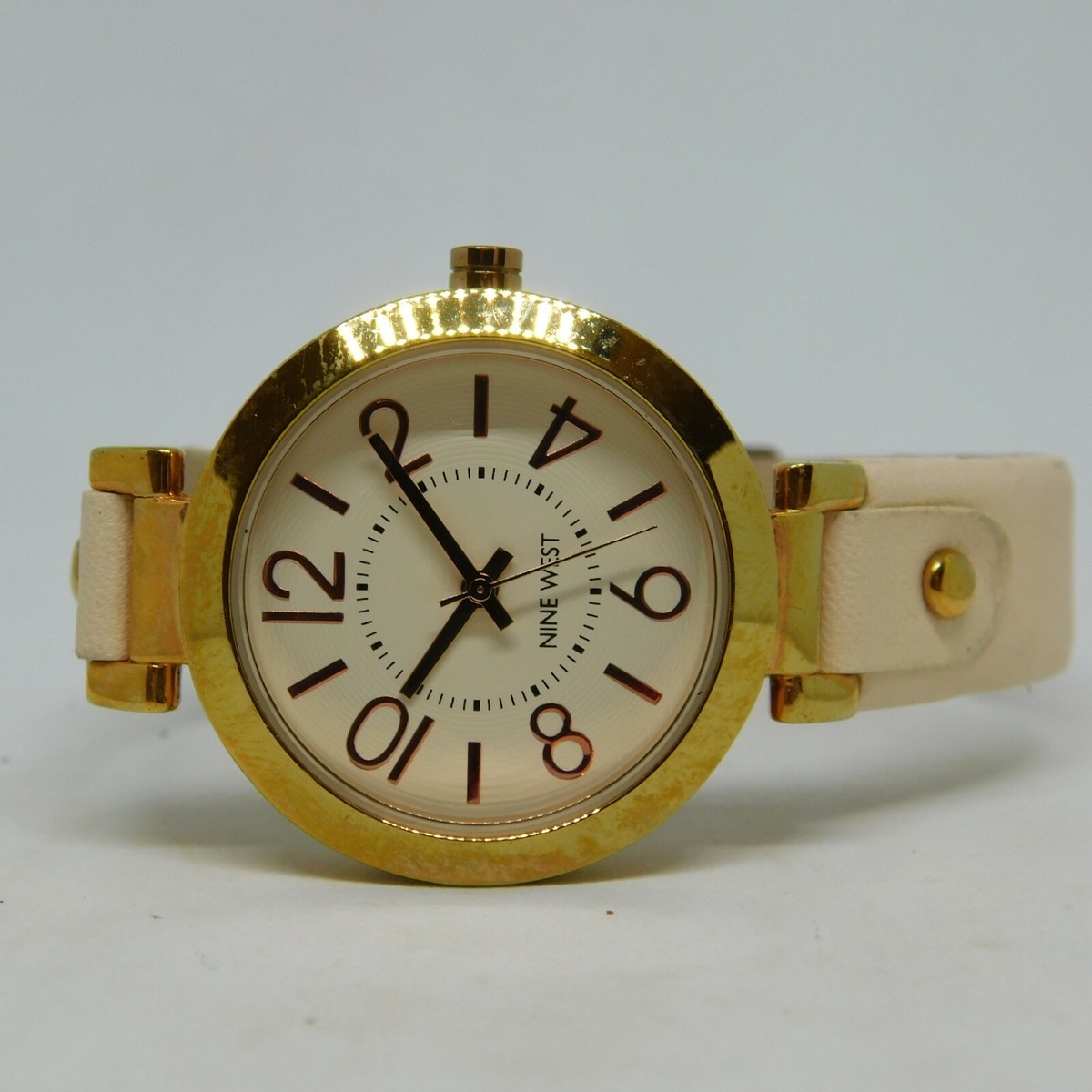 Nine West NW/1712 Gold Tone Quartz Analog Ladies Watch | eBay display picture 1