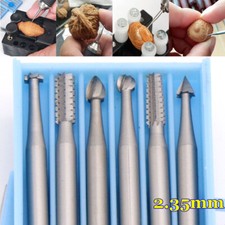 TCT Mirco Schaftfräser Frässtift Satz Gravieren Holzbearbeitung 2.35mm Schaft