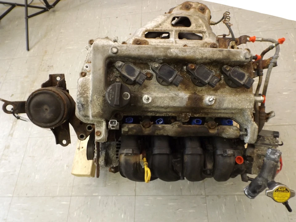 2007-2011 Toyota Yaris 1.5L Engine Assembly 5th Digit T VIN 250k Miles Used OEM - Imagem 2 de 4