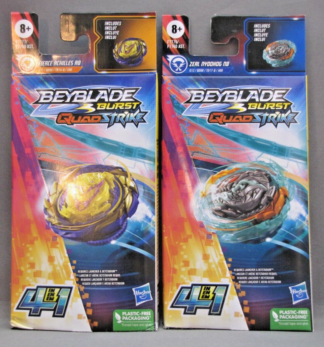  Beyblade Burst QuadStrike - Zeal Nyddhog N8 - Not