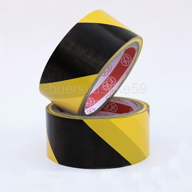 Safety Caution Tape Floor Warning Tape Sticker Self Adhesive Tape 6/7cm