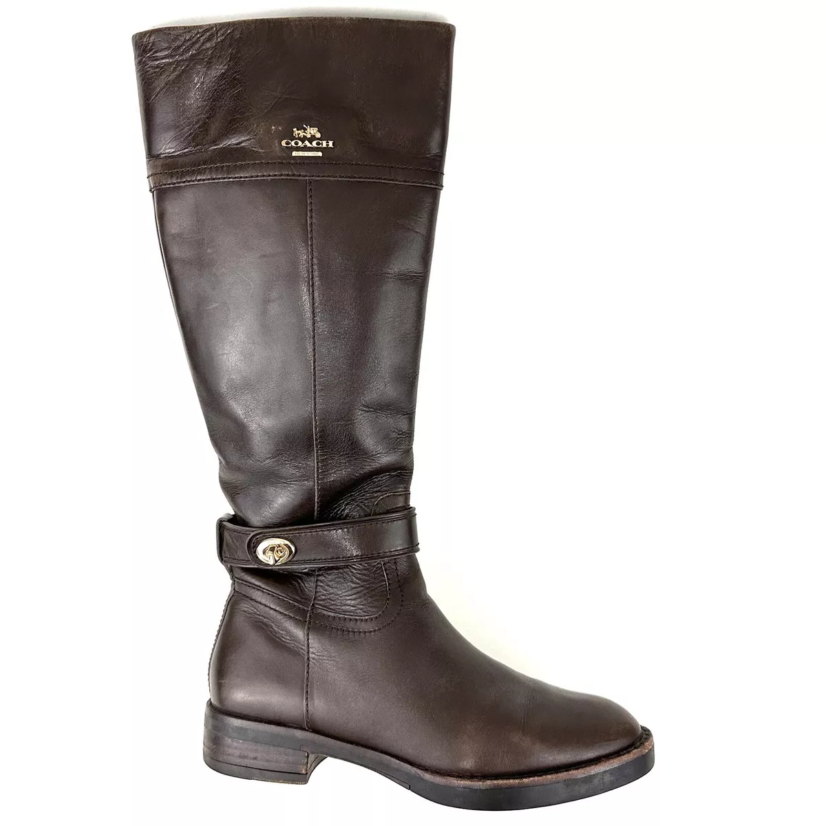 Coach tall boots store
