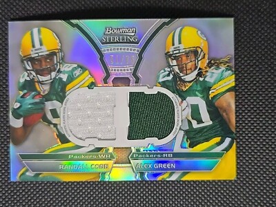 2011 Topps Bowman Sterling /75 Randall Cobb & Alex Green Patch #BSDR-CB