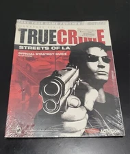 True Crime Streets Of LA Strategy Guide With Foldout Map - Playstation 2 GC Xbox