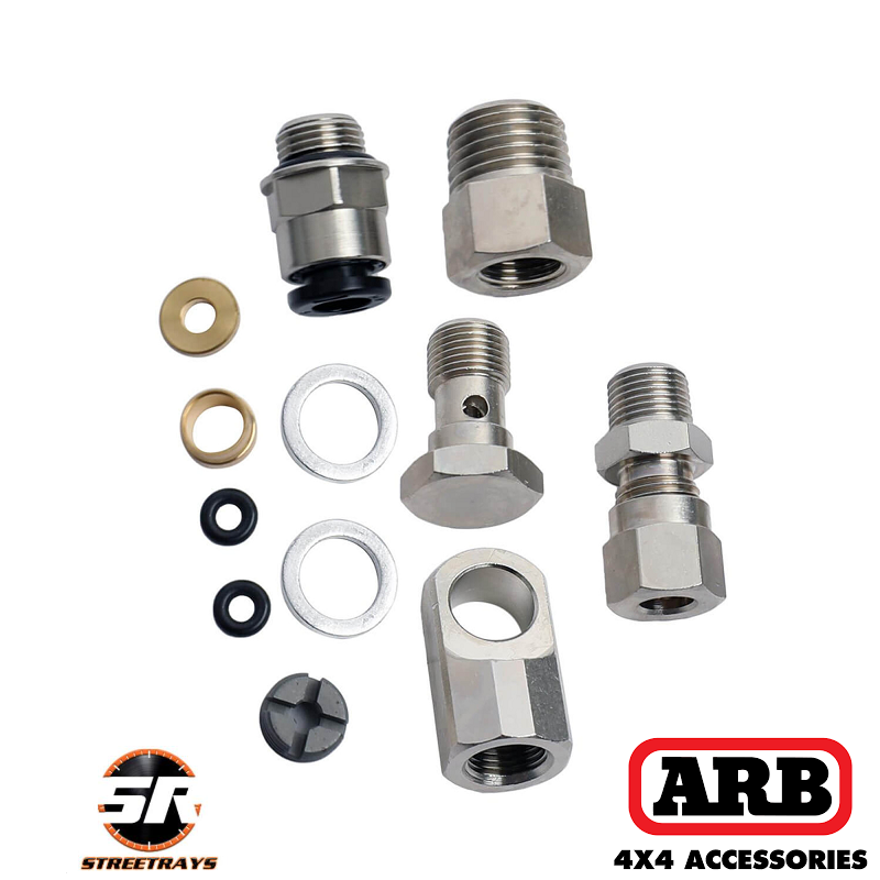 ARB 170114 High Pressure Bulkhead Fitting Kit 6mm to 3.5mm ORing