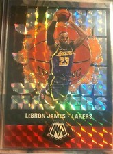 LeBron James 2019-20 Mosaic Jam Masters Silver Mosaic SSP #16 Lakers