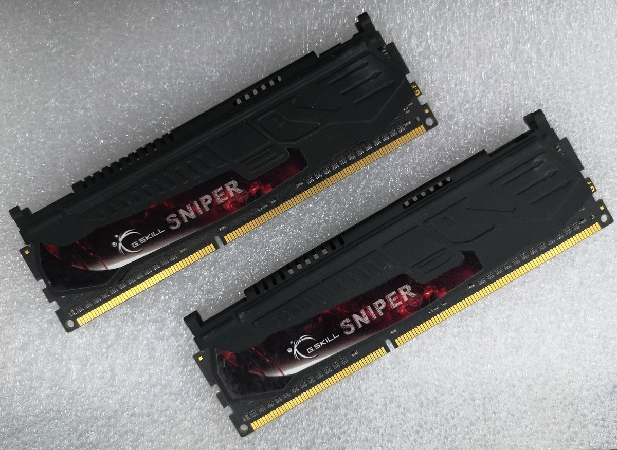 G.SKILL SNIPER 2 x 4GB DDR3 2400 PC3-19200 F3-2400C11D-8GSR 240pin