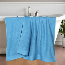 Honeycomb Cotton Medium Weight Towels, for Bathroom, Shower, Spa, Pool, Quick Dr