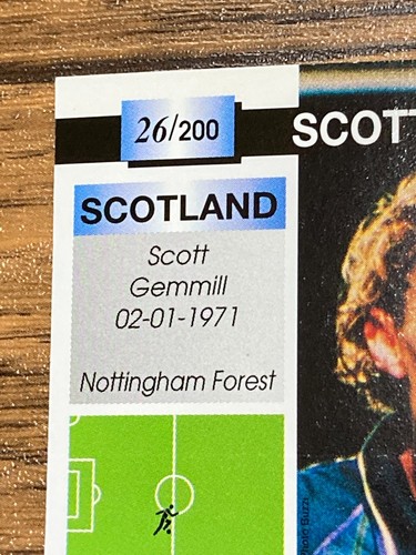 European Championship Stars Card #26 Scott Gemmill Scotland - Bild 7 von 10