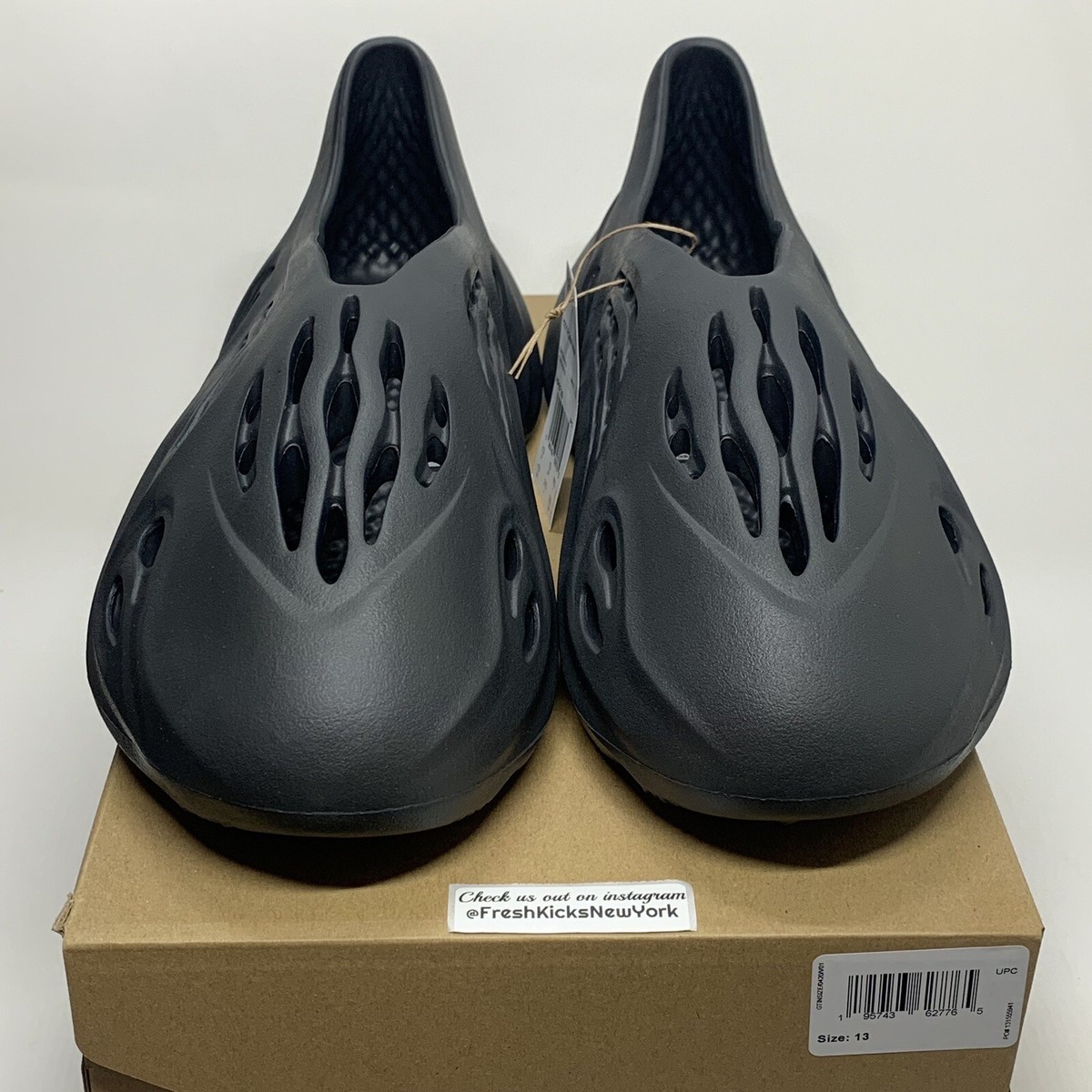 Adidas Yeezy Foam Runner Onyx Men Size 13 New HP8739 Kanye West