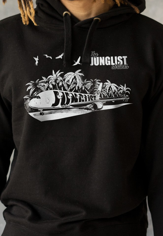 Junglist Jungle Hoodie Drum And Bass DnB DJ Mens Printed Sweatshirt junglist-jungle-hoodie-drum-and-bass-dnb-dj-mens-printed-sweatshirt