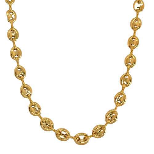 18K Yellow Gold Filled Crucifix Cross Pendant + 18