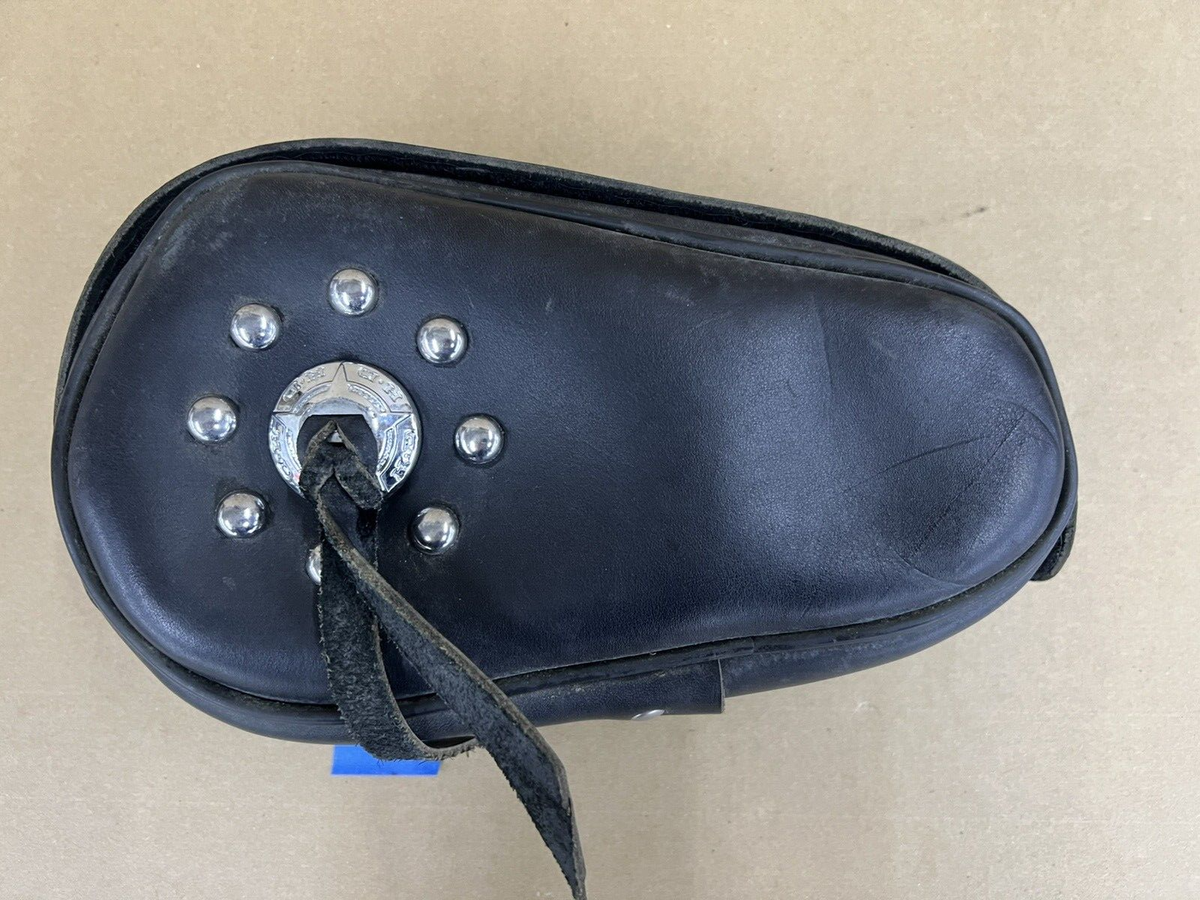 OEM Harley-Davidson Softail Left Leather Tool Bag Box | eBay