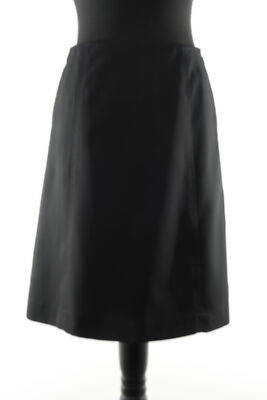 Prada A-Linie Rock 42 schwarz uni Elegant wie Neu