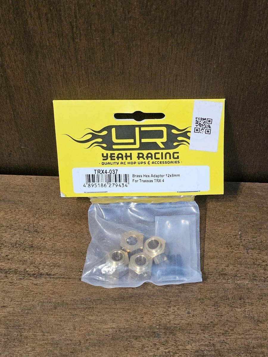 Yeah Racing Messing Adapter Set 12mm Auf 8mm – Für Traxxas TRX-4 (TRX4-037) Yeah Racing Messing Adapter Set 12mm Auf 8mm – Für Traxxas TRX-4 (TRX4-037)