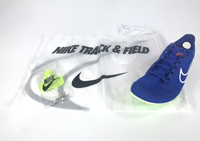 Nike Zoom Mamba 6 Track Field Distance‎ Racer Blue Spikes DR2733-400, Mens 9.5 Nike Zoom Mamba 6 Track Field Distance Spikes Blue White  main image 4
