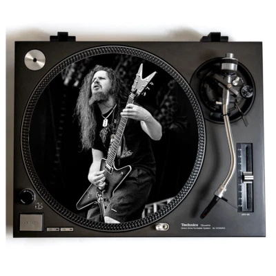 DIMEBAG DARRELL Turntable Slipmat for Vinyl Records 12" DJ Slip Mat Pantera