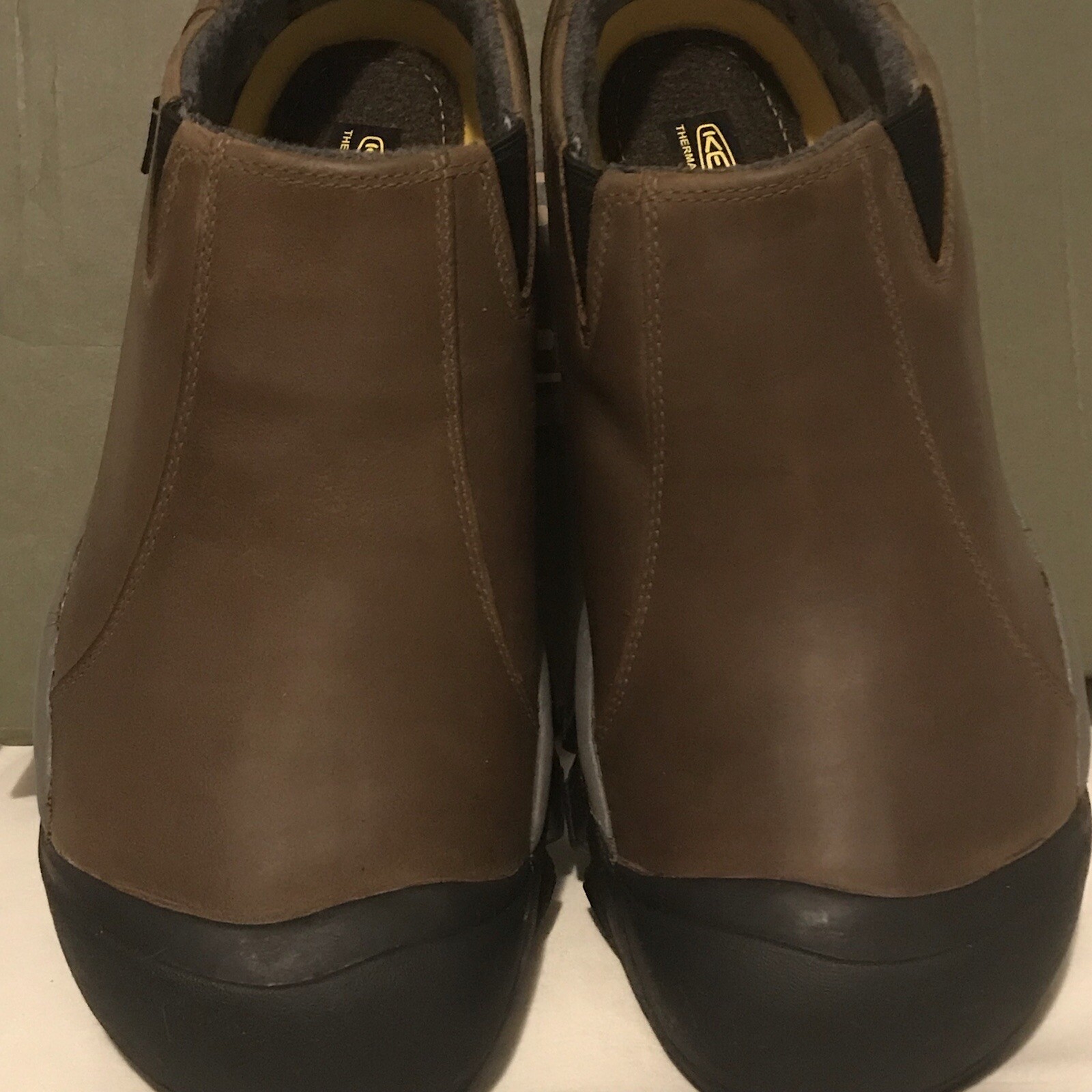 Scarpe slip on uomo NEW KEEN taglia 7 M Bressanone impermeabili isolate 1002269 lana