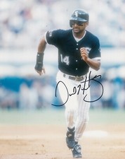 DAVE MARTINEZ  CHICAGO WHITE SOX   ACTION SIGNED 8x10