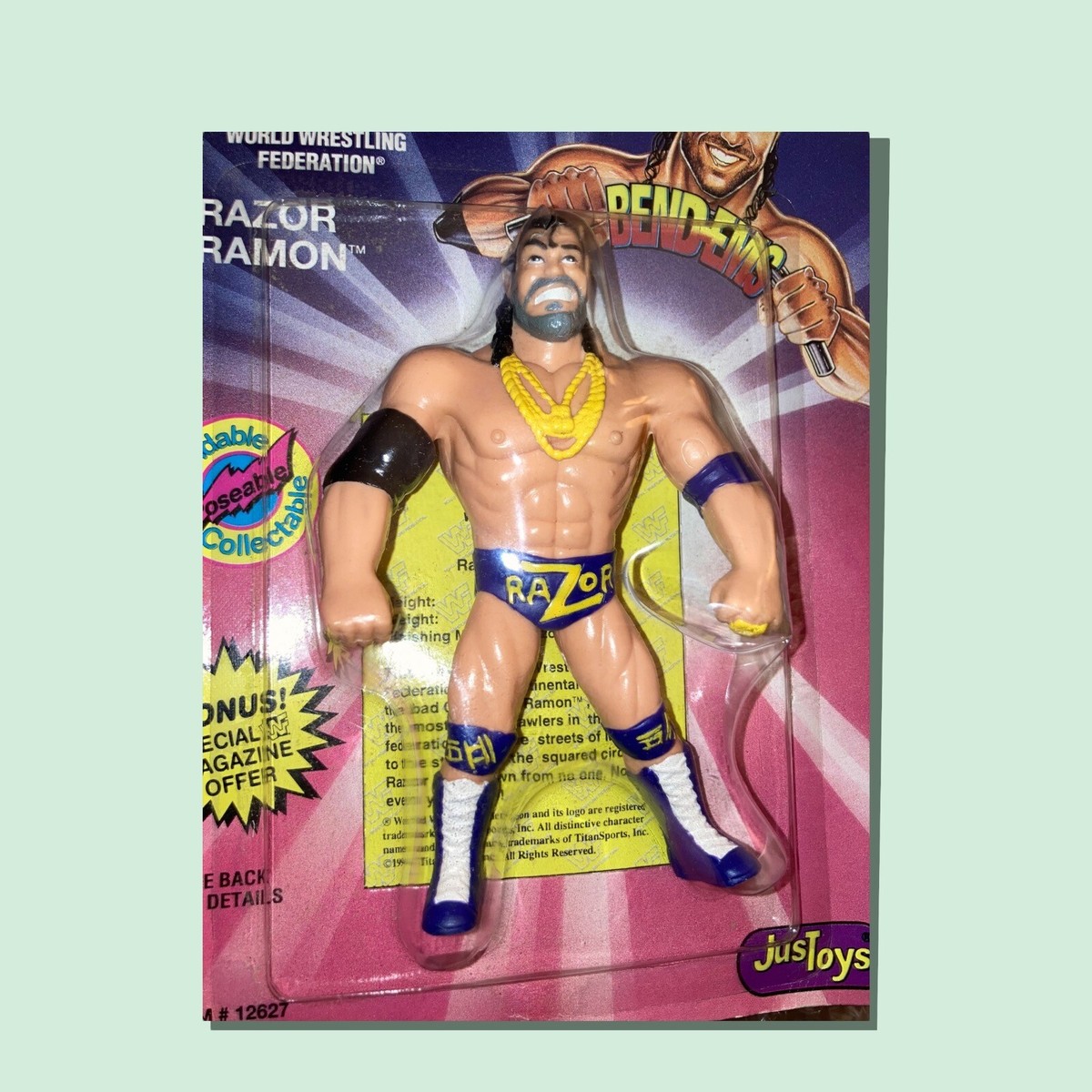 wwe wwf wcw プロレスフィギュア ビッグボスマン bendeis レア