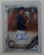 2019 Bowman Chrome Cam Roegner 1st Prospect Auto Autograph Brewers