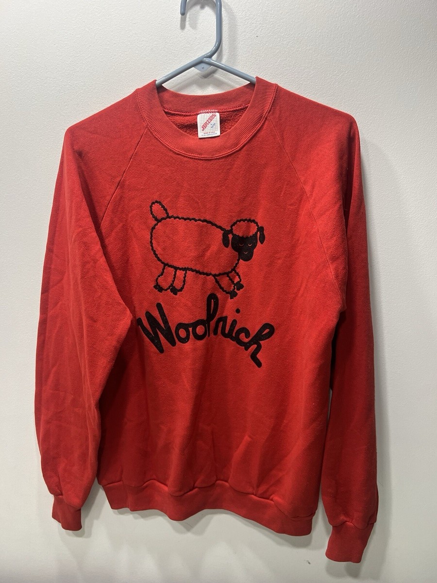 トップス [WOOLRICH) RUN SHEEP SWEAT SHIRT Vintage Woolrich Sheep Promo Sweatshirt Size Large Jerzees Color