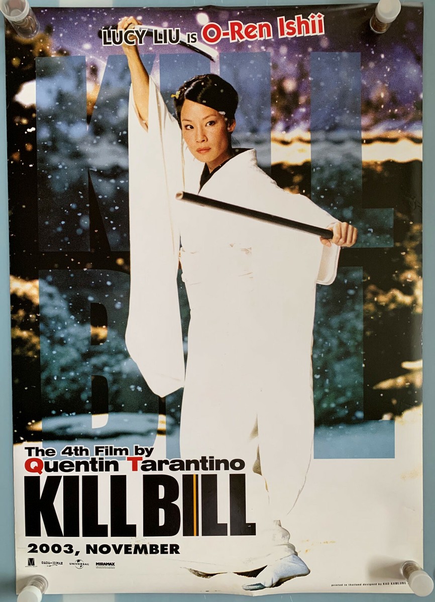 KILL BILL Vol 1 (Set of 3) Original Thailand 2 SIDED movie posters