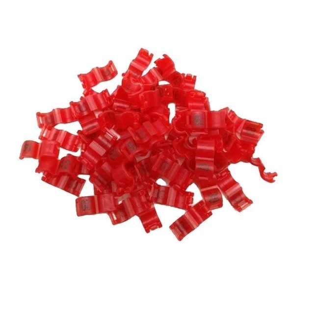 🐦 20 Anneaux de Patte Oiseau à Clip Plastique Canaris Perruches | 2,7-5mm | - Photo 3/4