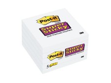 Post-it Super Sticky Notes 3 x 3 White 90 258343
