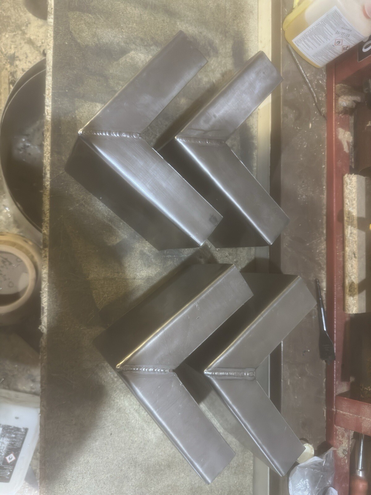 Lead Work Roofing External Welded Corner Flashing