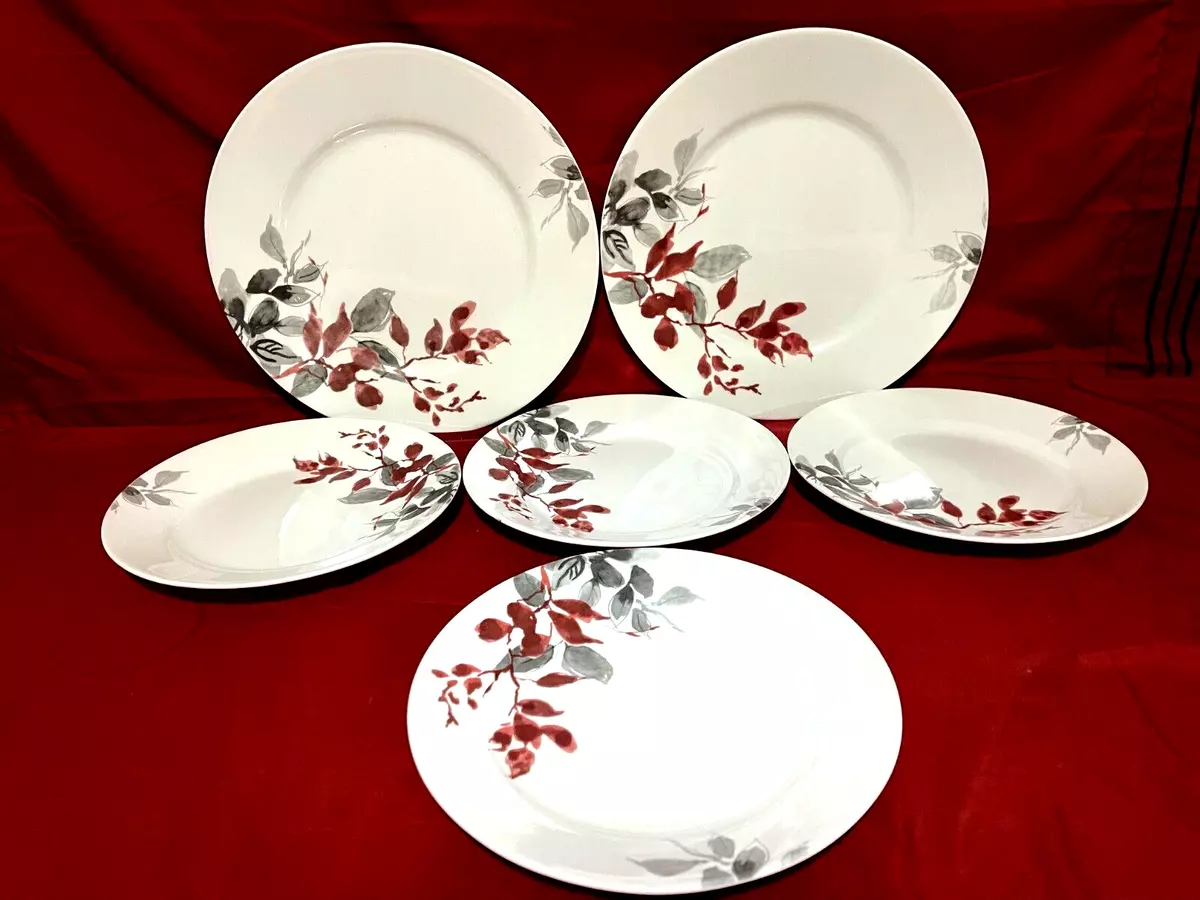 Corelle Kyoto Leaves Set Of 2 Round Dinner 10 3 4
