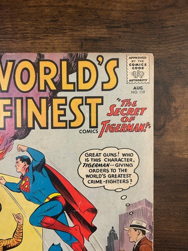 World's Finest Comics #119 DC Comics (1961) 1,8 GD - Silver Age Curt Swan 10 centesimi - Foto 3 di 7