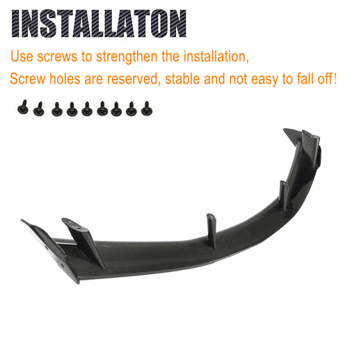 Alerón trasero de carbono alerón labio se adapta a Chevrolet Corvette Stingray C8 20-22 - Imagen 11 de 12