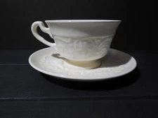 WEDGWOOD PATRICIAN 2 1/8" Footed Cup and Saucer (CR036)