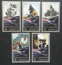 New Zealand - 2008 Sir Edmund Hillary - Complete Set of 5 MNH