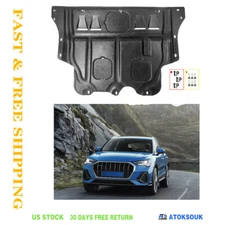Thick Engine Splash Shield For Audi Q3 2019-2024 Front Engine Guard Hard