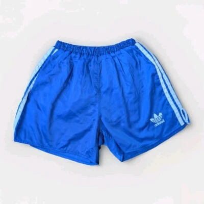 ADIDAS Sampdoria Glanz Nylon Shorts D6 blau Sporthose Fußball Vintage Retro Gym - Bild 1 von 4